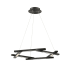 Modern Forms Metric 6 Light 28" Wide Integrated LED Chandelier Black