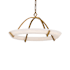 Modern Forms Copa 26" Wide LED Ring Chandelier with Spanish Alabaster Shade Aged Brass