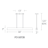 Modern Forms-PD-58738-Line Drawing