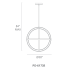 Modern Forms-PD-61738-Line Drawing