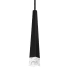 Modern Forms Harper 2" Wide LED Mini Pendant Black