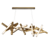 Modern Forms Chaos 72" Wide Integrated LED Chandelier Aged Brass