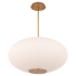 Modern Forms Illusion 22" Wide Switchable Color Temperature LED Pendant - Set to 3500K Aged Brass