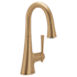 Moen Kurv 1.5 GPM Single Hole Pull Down Bar Faucet Bronzed Gold
