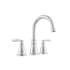 Moen Hilliard 1.2 GPM Widespread Bathroom Faucet with Pop-Up Drain Assembly and Duralock Technology Chrome