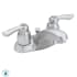 Moen Double Handle Centerset Bathroom Faucet from the Chateau Collection (Valve Included) Brushed Chrome