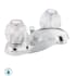 Moen Double Handle Centerset Bathroom Faucet with from the Chateau Collection (Valve Included) Chrome