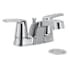 Moen Chateau 1.2 GPM Centerset Bathroom Faucet with Pop-Up Drain Assembly Polished Chrome