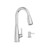 Moen Haelyn 1.5 GPM Single Hole Pull Down Kitchen Faucet with MotionSense - Includes Soap Dispenser and Escutcheon Chrome