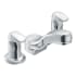 Moen Widespread Centerset Metering Bathroom Faucet from the M-PRESS Collection (Valve Included) Chrome