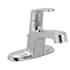 Moen Chateau 1.2 GPM Centerset Bathroom Faucet with Pop-Up Drain Assembly Polished Chrome