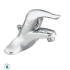 Moen Single Handle Centerset Bathroom Faucet with from the Chateau Collection (Valve Included) Chrome