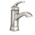 Moen Hensley 1.2 GPM Single Hole Bathroom Faucet - Includes Metal Pop-Up Drain Assembly and Escutcheon Spot Resist Brushed Nickel