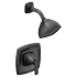 Moen Voss Single Handle Posi-Temp Pressure Balanced Shower Trim with Shower Head - Less Valve Matte Black