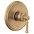 Moen Dartmoor Pressure Balanced Valve Trim Only with Single Lever Handle - Less Rough In Bronzed Gold