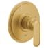 Moen Greenfield Pressure Balanced Valve Trim Only with Single Lever Handle - Less Rough In Brushed Gold