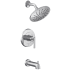 Moen Gibson Tub and Shower Trim Package with 1.75 GPM Single Function Shower Head Chrome