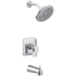 Moen Rizon M-CORE 4-Series Tub and Shower Trim Package with 1.75 GPM Single Function Shower Head Chrome
