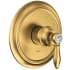 Moen Weymouth Pressure Balanced Valve Trim Only with Single Lever Handle - Less Rough In Brushed Gold