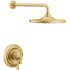 Moen Colinet M-CORE 4-Series Shower Only Trim Package with 1.75 GPM Single Function Shower Head Brushed Gold