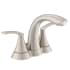 Moen Darcy 1.2 GPM Double Handle Bathroom Faucet Spot Resist Brushed Nickel