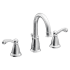 Moen Traditional Widespread Bathroom Faucet - Includes Rough-In Valve and Pop-UP Drain Assembly Chrome