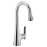 Moen Sinema 1.5 GPM Single Hole Pull Down Bar Faucet with Reflex, PowerClean, and Duralock Chrome