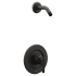 Moen Gibson Shower Trim Package with M-PACT® and Posi-Temp® - Less Shower Head and Valves Matte Black