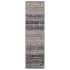 Mohawk Home Cashmere Chaffee 2' x 7-1/2' Polyester Abstract and Striped Indoor Rectangular Area Rug Chaffee Gray
