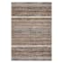 Mohawk Home Cashmere 2' x 3-3/4' Polyester Striped Indoor Rectangular Area Rug Payette Gray