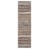 Mohawk Home Cashmere 2' x 7-1/2' Polyester Striped Indoor Rectangular Area Rug Payette Gray