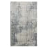 Mohawk Home Amada 4' x 6' Polyester Abstract, Geometric, and Vintage Indoor Rectangular Area Rug Hermione Blue