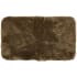 Mohawk Home Pirates Well Bath 2' x 3-1/4' Shag Polyester Solid Indoor Rectangular Bathroom Rug Brown