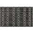 Mohawk Home Knitted Bath 2' x 3-1/4' Polyester Geometric Indoor Rectangular Bathroom Rug Linkage Black / Flint