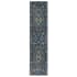 Mohawk Home Whimsy Fleming 2' x 8' Polypropylene Geometric, Southwestern, and Striped Indoor Rectangular Area Rug Fleming Blue