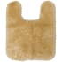 Mohawk Home Pirates Well Bath 1-3/4' x 2' Shag Polyester Solid Indoor U-Shaped Bathroom Rug Alabaster Gleam