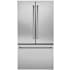 Monogram 36 Inch Wide 23.1 Cu. Ft. Energy Star Certified Bottom Freezer Refrigerator Stainless Steel