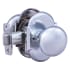 Montana Forge Privacy Door Knob Set with K2 Knob and R3 Rose from the Contemporary Collection Polished Stainless