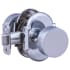 Montana Forge Privacy Door Knob Set with K3 Knob and R3 Rose from the Contemporary Collection Polished Stainless