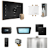 Mr Steam Bliss Steam Shower Control Package with iSteamX Control and Steamhead Black / Brushed Bronze