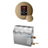 Mr Steam MS 5 kW (5000 W) Steam Shower Generator Package with Round iTempo Control Brushed Bronze