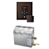 Mr Steam MS 5 kW (5000 W) Steam Shower Generator Package with Square iTempo Control Oil-Rubbed Bronze