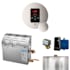 Mr Steam MS 9 kW (9000 W) Steam Shower Generator Package with Round iTempo Control and Accessories Polished Nickel