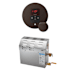 Mr Steam MS 10 kW (10000 W) Steam Shower Generator Package with Round iTempo Control Oil-Rubbed Bronze