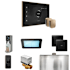 Mr Steam XDream Max Steam Shower Control Package with iSteamX Control and Steamhead Black / Brushed Bronze