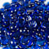 MSI 1/2" Round Reflective Fire Glass - 10 Pounds Saphire Blue
