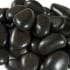 MSI 3/4" to 1-1/4" Polished Quartzite Pebble - Sold by Bag (.5 CF/Bag) Black