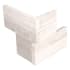 MSI Marble Hardscape Wall Corner Piece - Honed Stone Visual - Sold by Carton (1 SF/Carton) White Oak