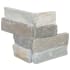 MSI Quartzite Hardscape Wall Corner Piece - Splitface Stone Visual - Sold by Carton (2.25 SF/Carton) Sierra Blue