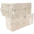 MSI Stackstone Ledger 18" x 9" Splitface Travertine Thin-Set Hardscape Wall Corner - Sold by Carton (4.5 SF/Carton) Roman Beige